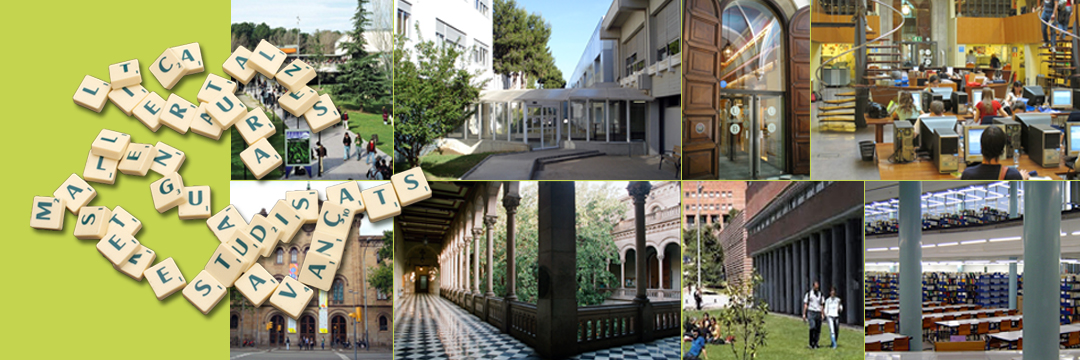 Al Màster hi participen dues universitats: la Universitat Autònoma de Barcelona (coordinadora) i la Universitat de Barcelona