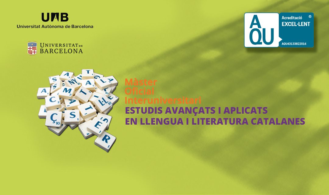 Sessió de presentació del màster als estudiants del Grau d’Estudis de Llengua i Literatura Catalanes de la UAB