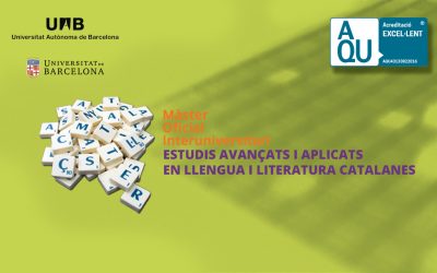 Sessió de presentació del màster als estudiants del Grau d’Estudis de Llengua i Literatura Catalanes de la UAB