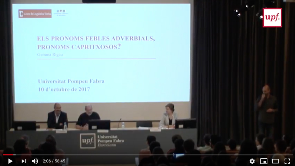 Els pronoms febles adverbials, pronoms capritxosos?