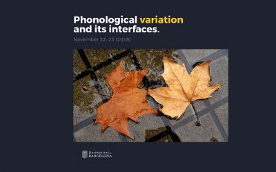 Workshop Phonological variation and its interfaces