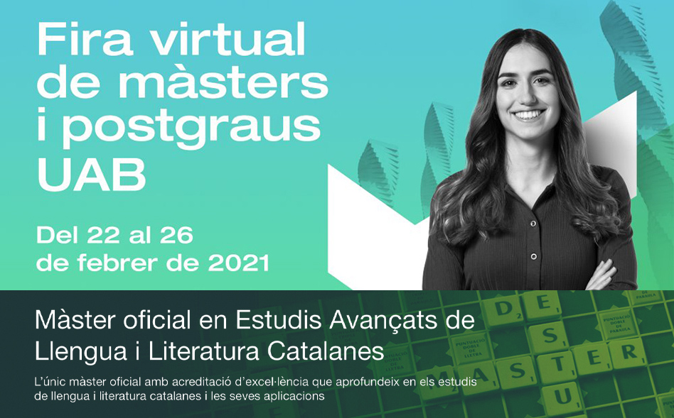 Sessió del màster a la Fira Virtual de Màsters i Postgraus de la UAB