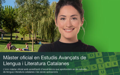 Sessió del màster a la Fira virtual de màsters, postgraus i doctorats 2023