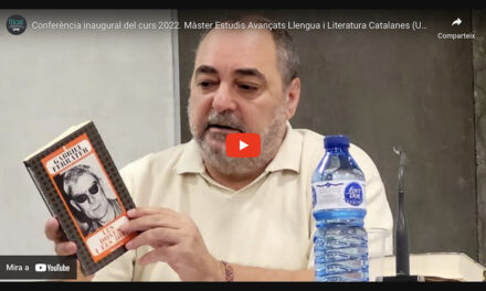 Jordi Cornudella: “Editar Ferrater: qüestions d’ecdòtica i d’estratègia”