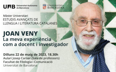 Conferència de clausura del curs 2022-2023, amb Joan Veny