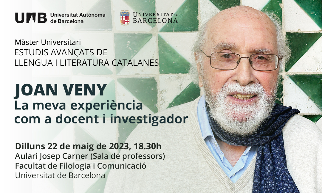 Conferència de clausura del curs 2022-2023, amb Joan Veny