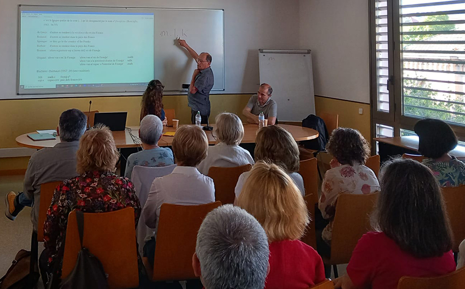 Fotografies de la conferència de cloenda del curs 2023-2024, amb Joan Mascaró