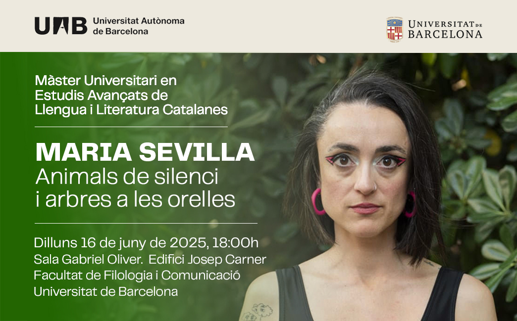 Conferència de clausura del curs 2024-2025, amb Maria Sevilla
