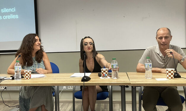 Fotografies de la conferència de cloenda del curs 2024-2025, amb Maria Sevilla