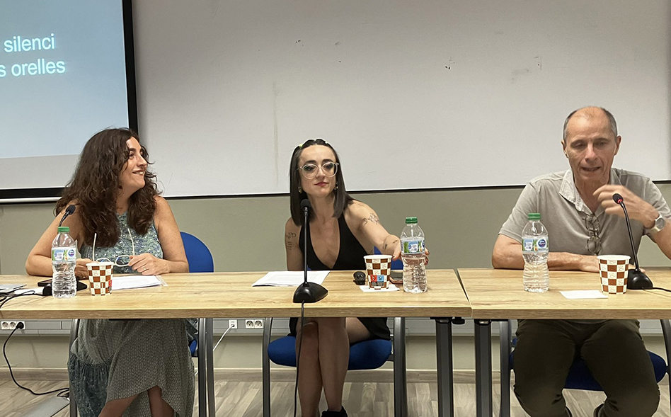 Fotografies de la conferència de cloenda del curs 2024-2025, amb Maria Sevilla