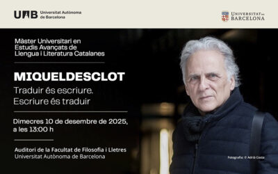 Conferència inaugural del curs 2025-2026, amb Miquel Desclot