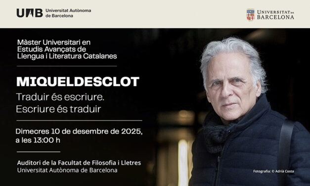 Conferència inaugural del curs 2025-2026, amb Miquel Desclot