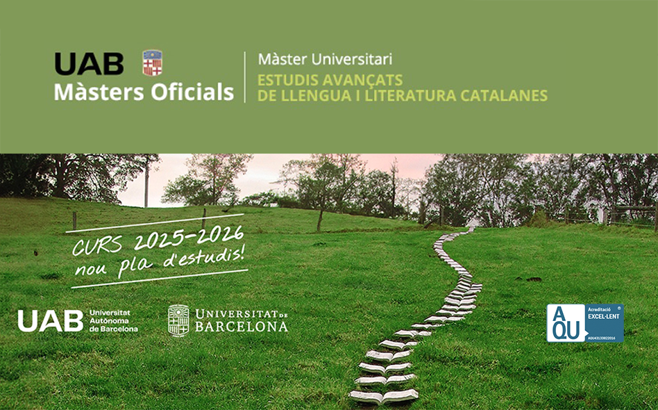 Sessió informativa sobre el Màster: Estudis Avançats de Llengua i Literatura Catalanes