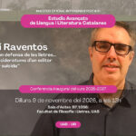 Conferència inaugural del curs 2026-2027, amb Jordi Raventós
