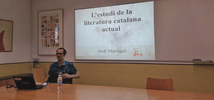 Conferència de Jordi Marrugat a l'acte de cloenda del curs 2015-2016