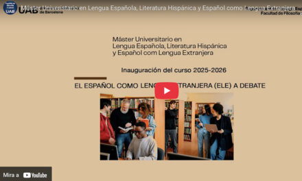 Vídeo de la inauguración del curso 2025-2026 del máster