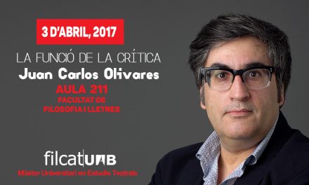 La funció de la crítica segons Juan Carlos Olivares