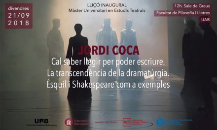 Jordi Coca inaugura el curs 2018-2019 del MUET