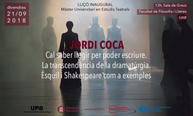 Jordi Coca inaugura el curs 2018-2019 del MUET