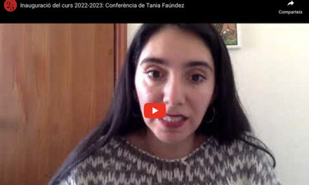 Vídeo de la conferència de Tania Fáundez