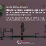 “Héroes en crisis”: taller amb Ernesto Barraza