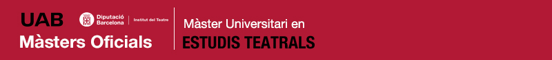 Màster Universitari en Estudis Teatrals