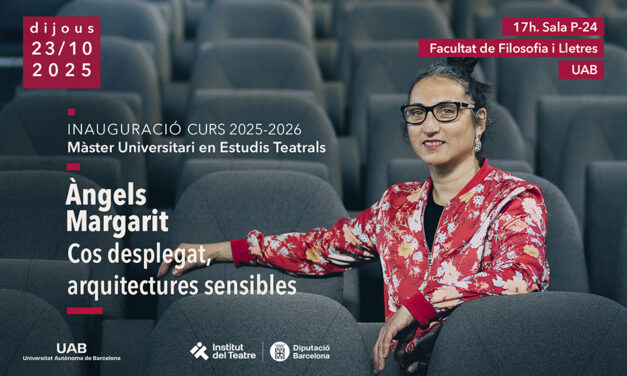 Inauguració del curs 2025-2026: conferència d’Àngels Margarit