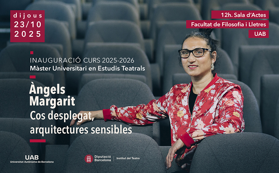 Inauguració del curs 2025-2026: conferència d’Àngels Margarit